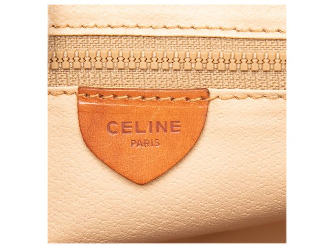 Céline Clutch de lona revestida Macadam marrón Celine Castaño - vista 5