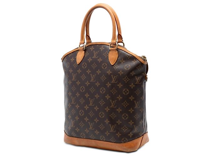 Louis Vuitton Braun Monogram Lockit Vertical - Ansicht 2