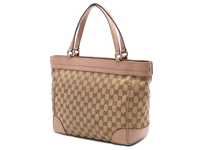 Tote Mayfair em canvas GG bege Gucci - vista 2