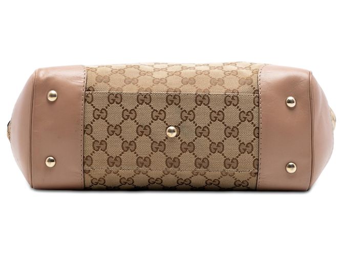 Tote Mayfair em canvas GG bege Gucci - vista 3