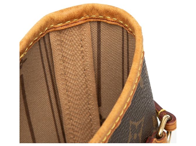 Louis Vuitton Marrone Monogram Neverfull MM - vista 7