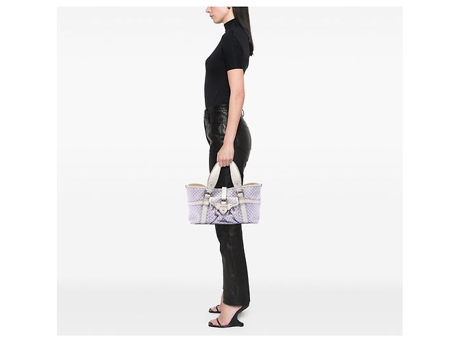 Céline Celine Purple Macadam Canvas Tote Lila Lavendel - Ansicht 6