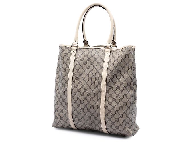 Tote verticale GG Supreme beige Gucci - vista 2
