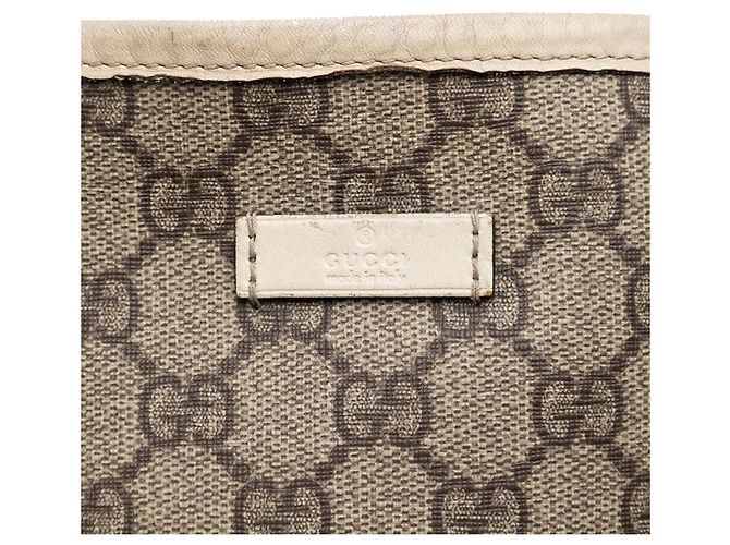 Tote verticale GG Supreme beige Gucci - vista 5