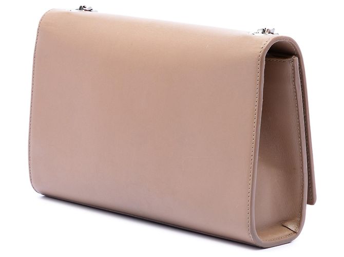 Saint Laurent Borsa a tracolla Kate Classic Monogram in pelle di vitello liscia marrone Medium Marrone chiaro - vista 2