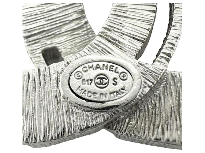 Timeless Spilla Chanel Coco Mark con strass Argento - vista 5