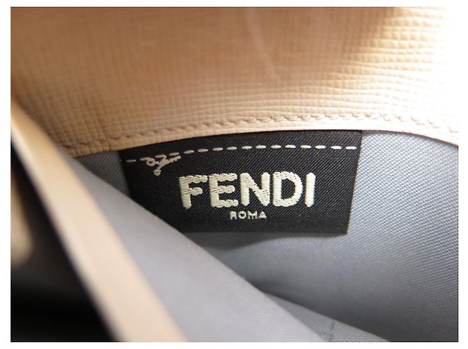FENDI ZIP AROUND MONSTER EYES 8M0299 Leder Geldbörse Mehrfarben - Ansicht 10