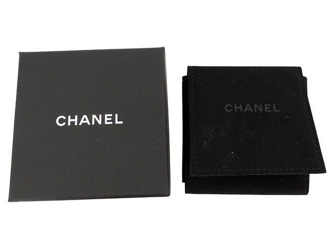 NEUER CHANEL LOGO CC BROSCHE STRASS LEDER VERFLECHTE KETTE GOLDTON METALL Golden - Ansicht 9