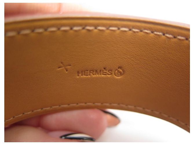 Hermès NUOVO BRACCIALETTO HERMES PETIT H MANCHETTE T20 PELLE E SETA SCATOLA STRAP BANGLE Multicolore - vista 5