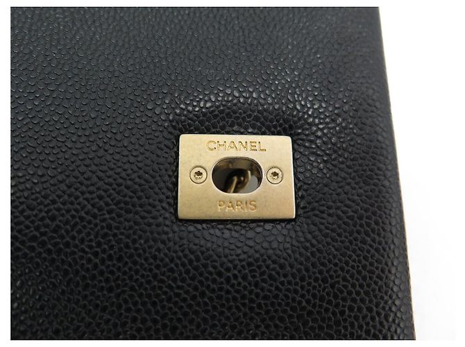 BORSA CHANEL CHAIN AROUND RABAT AS3468 PELLE CAVIAR MATELASSÉ NERO - vista 12