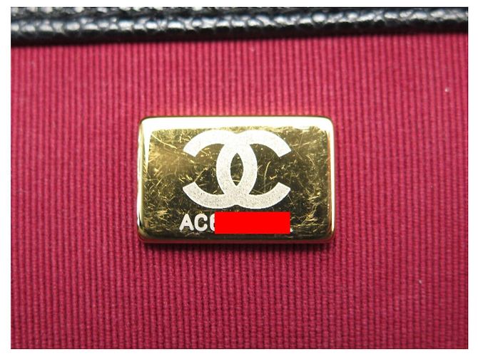 BORSA CHANEL CHAIN AROUND RABAT AS3468 PELLE CAVIAR MATELASSÉ NERO - vista 16