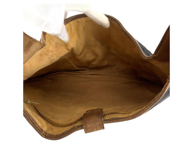 Borsa a tracolla Gucci GG Canvas e pelle Nero - vista 9