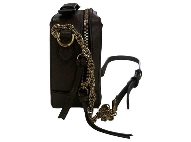 Borsa a tracolla Gucci Ophidia in tela GG Supreme marrone e pelle - vista 3