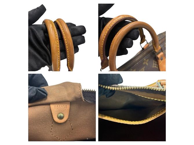 Louis Vuitton Monogram Speedy Handtasche Braun - Ansicht 7