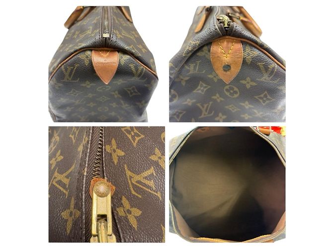 Louis Vuitton Monogram Speedy Handtasche Braun - Ansicht 9