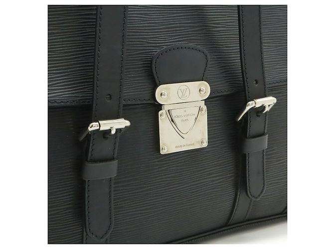 Borsa a tracolla Louis Vuitton Epi Segur MM Nera Nero - vista 7