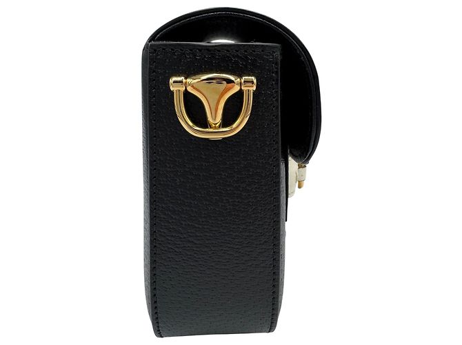 Borsa a Spalla Gucci x Adidas Black Horsebit 1955 Nero - vista 10