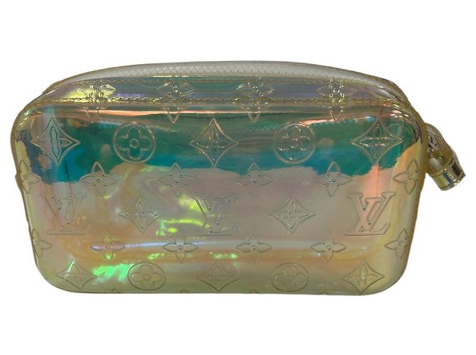 Clutch Louis Vuitton Monogram Prism Nylon Multicolore - vista 3