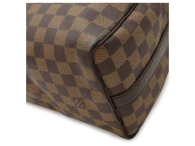 Borsa Louis Vuitton Damier Speedy Bandouliere 25 Marrone - vista 3