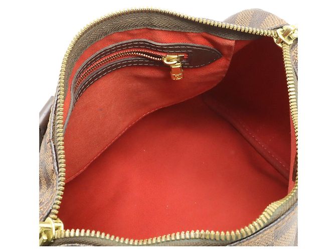 Borsa Louis Vuitton Damier Speedy Bandouliere 25 Marrone - vista 8