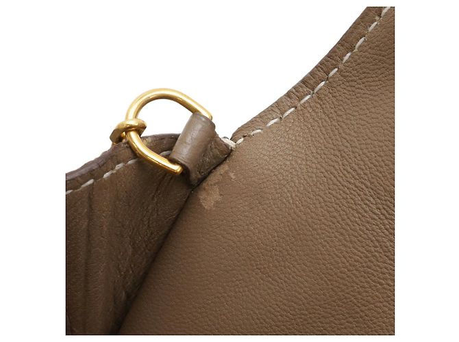Hermès Portamonete e porta carte Dogon con catena Hermes Marrone - vista 6