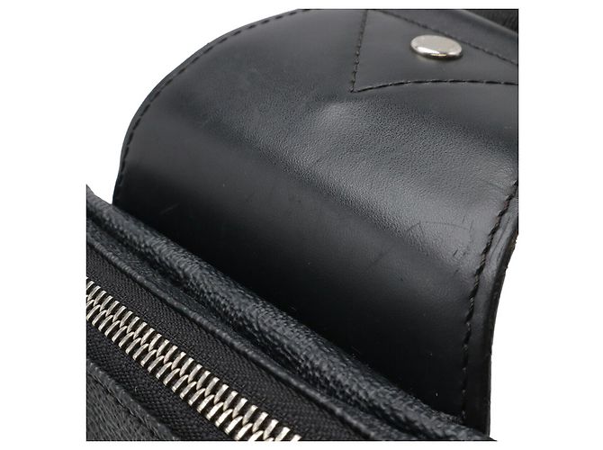 Borsa a tracolla Louis Vuitton Damier Graphite Avenue Nero - vista 6
