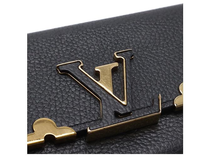 Portafoglio Bifold Louis Vuitton Capucines Nero - vista 4