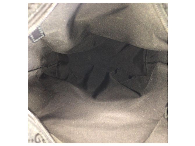 Gucci GG Canvas Leder Tote Schultertasche Schwarz - Ansicht 9