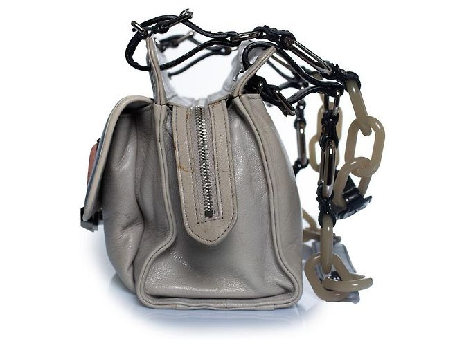 Balenciaga, borsa a tracolla stingray cherche chain Grigio - vista 5