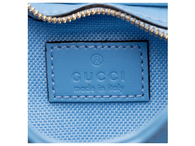 Borsa a tracolla GG Canvas Moon di Gucci Blu - vista 8