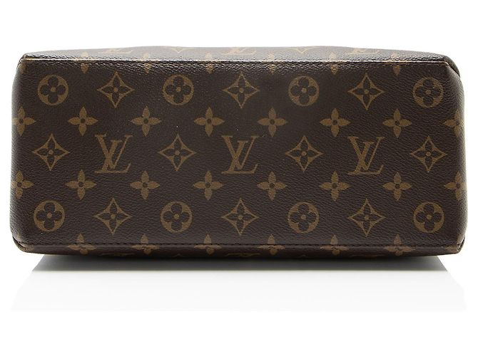 Tote Petit Palais in Canvas Monogram Louis Vuitton Marrone - vista 4