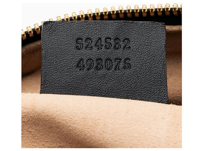 Borsa Boston Ophidia Medium in scamosciato Gucci Nero - vista 6