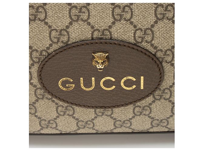 Gucci GG Supreme Neo Vintage Messenger Marrone Beige - vista 9