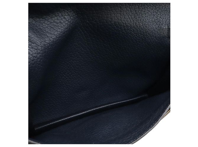 Hermès Pochette Hermes Fjord Pochette Jet Clutch Bag Blu - vista 6