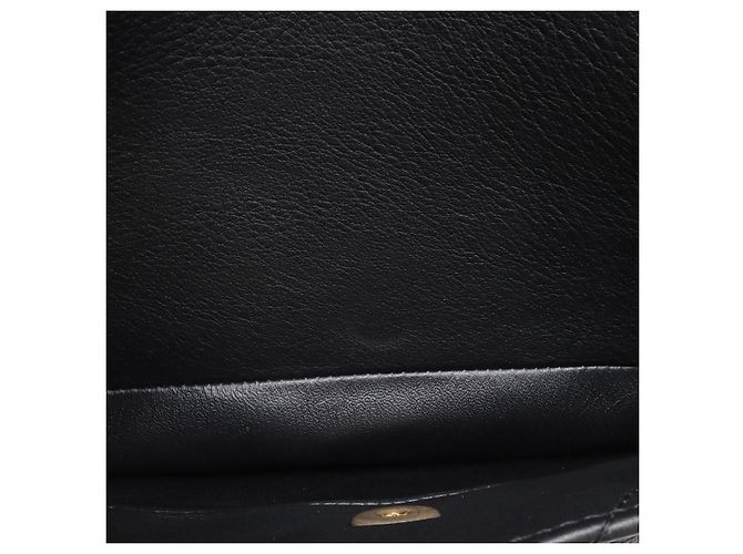 Borsa Chanel in Pelle Matelassé V-Stitch Nero - vista 8
