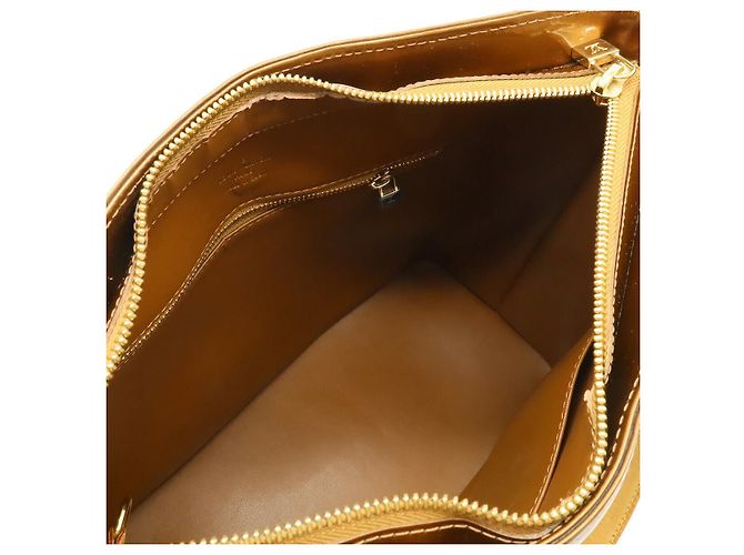 Bolso Tote Louis Vuitton Vernis Houston Bronze Metálico Bronce - vista 6
