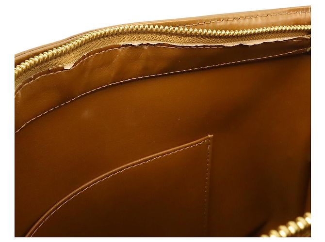 Bolso Tote Louis Vuitton Vernis Houston Bronze Metálico Bronce - vista 7