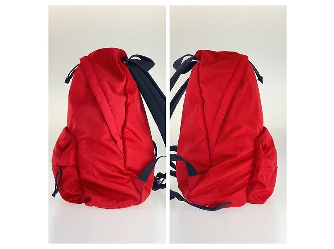 Balenciaga Nylon Explorer Rucksack Rot - Ansicht 5
