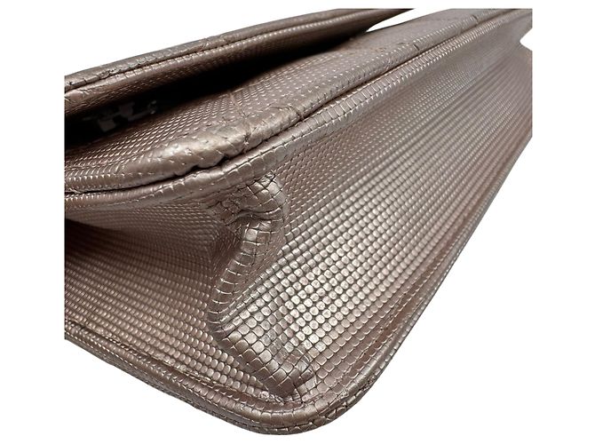 Chanel WOC Wallet on Chain Rosé Metallic Mesh Effect Rosa - vista 6