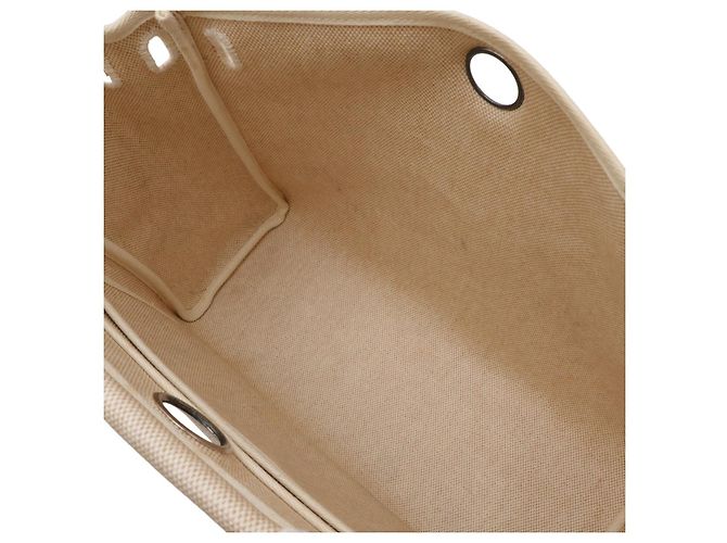 Hermès Borsa 2WAY Hermes Herbag PM Nero Beige - vista 9