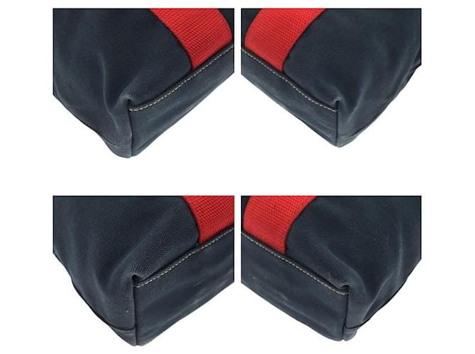 Prada Canapa Canvas Tote Bag Blau - Ansicht 3