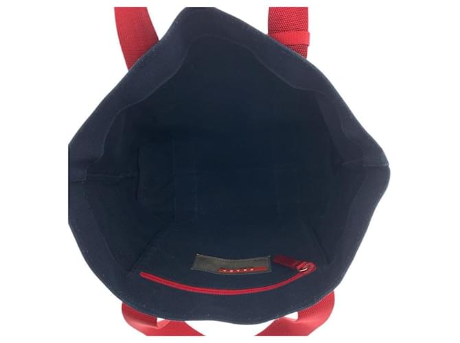Prada Canapa Canvas Tote Bag Blau - Ansicht 9
