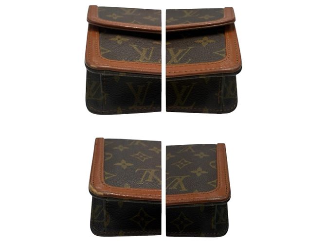 Clutch Louis Vuitton Monogram Pochette Dame Marrone - vista 5