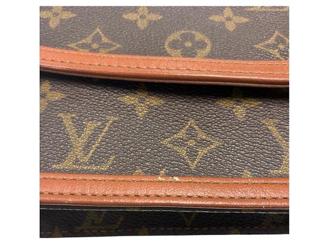 Clutch Louis Vuitton Monogram Pochette Dame Marrone - vista 6