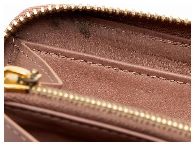 Portafoglio Zippy Louis Vuitton Monogram Vernis Marrone Beige - vista 10