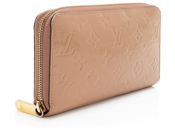 Portafoglio Zippy Louis Vuitton Monogram Vernis Marrone Beige - vista 2