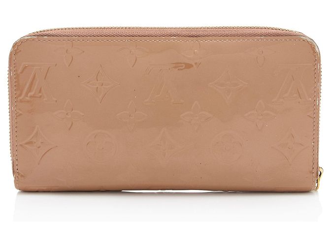 Portafoglio Zippy Louis Vuitton Monogram Vernis Marrone Beige - vista 3