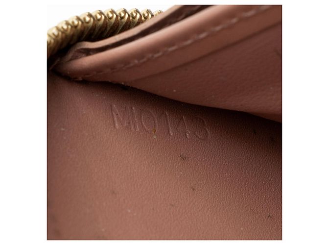 Portafoglio Zippy Louis Vuitton Monogram Vernis Marrone Beige - vista 4