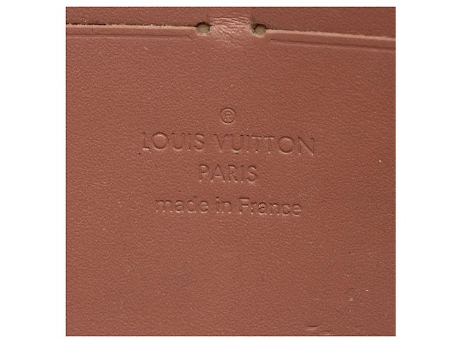 Portafoglio Zippy Louis Vuitton Monogram Vernis Marrone Beige - vista 6