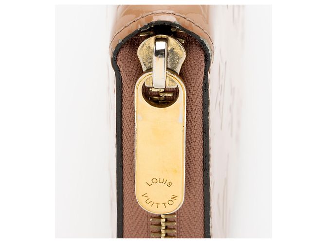 Portafoglio Zippy Louis Vuitton Monogram Vernis Marrone Beige - vista 7